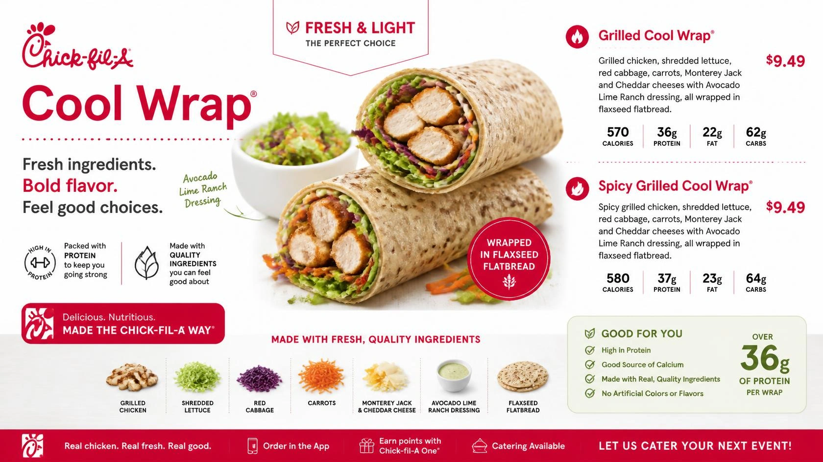 Chick-fil-A Cool Wrap: Calories, Ingredients, Price & Recipe